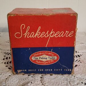 Vtg Empty Box from Shakespeare Silent Tru-Art Deluxe Automatic Fly Rod Reel 1837